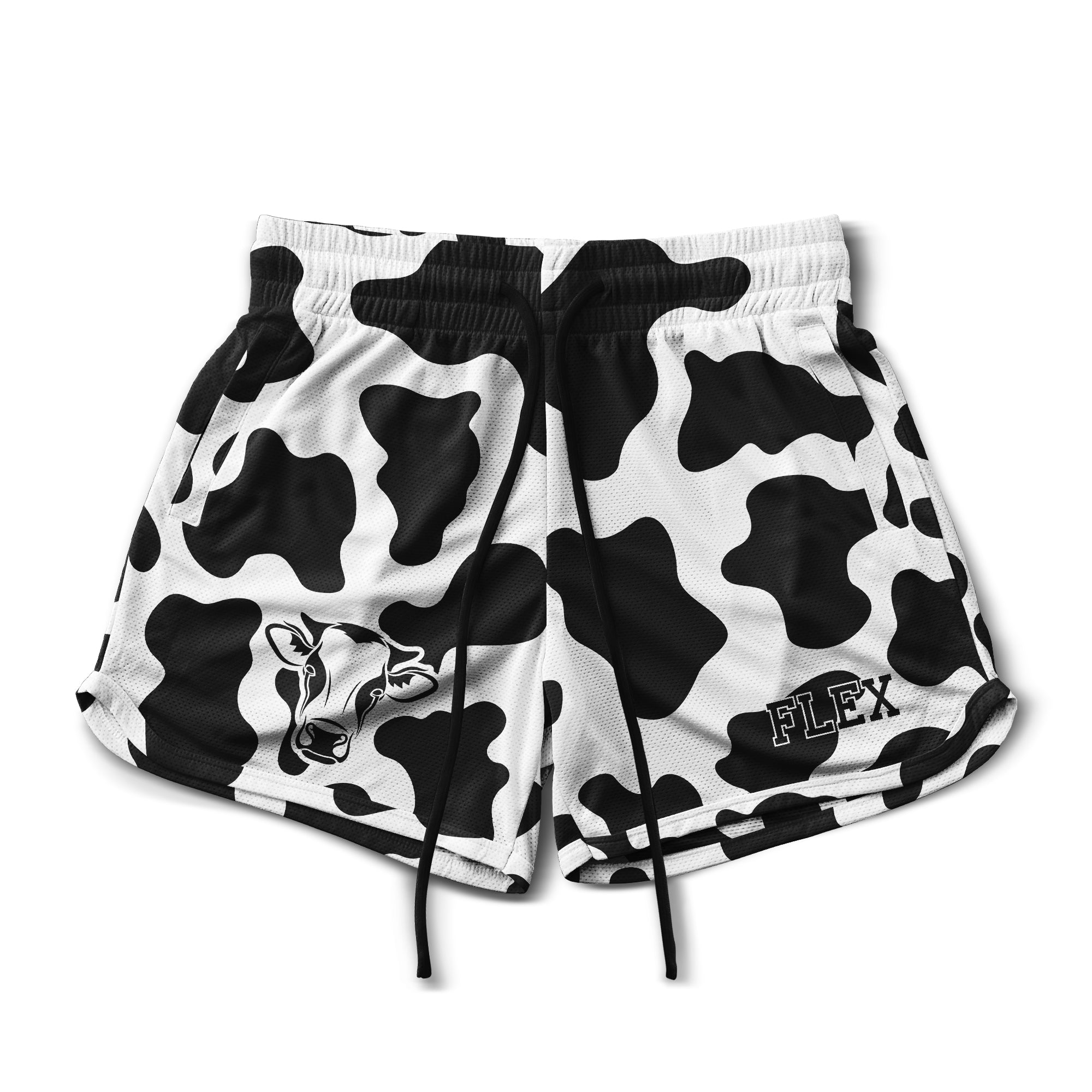 Cow Shorts Box Cut Festival Shorts, Boxer Shorts, Cow Pattern Shorts,  Festival Fashion, Lightweight Shorts, Trendy Shorts, Summer Shorts 