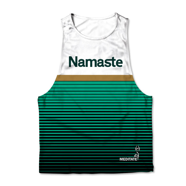 Printed Muscle Tank - Namaste