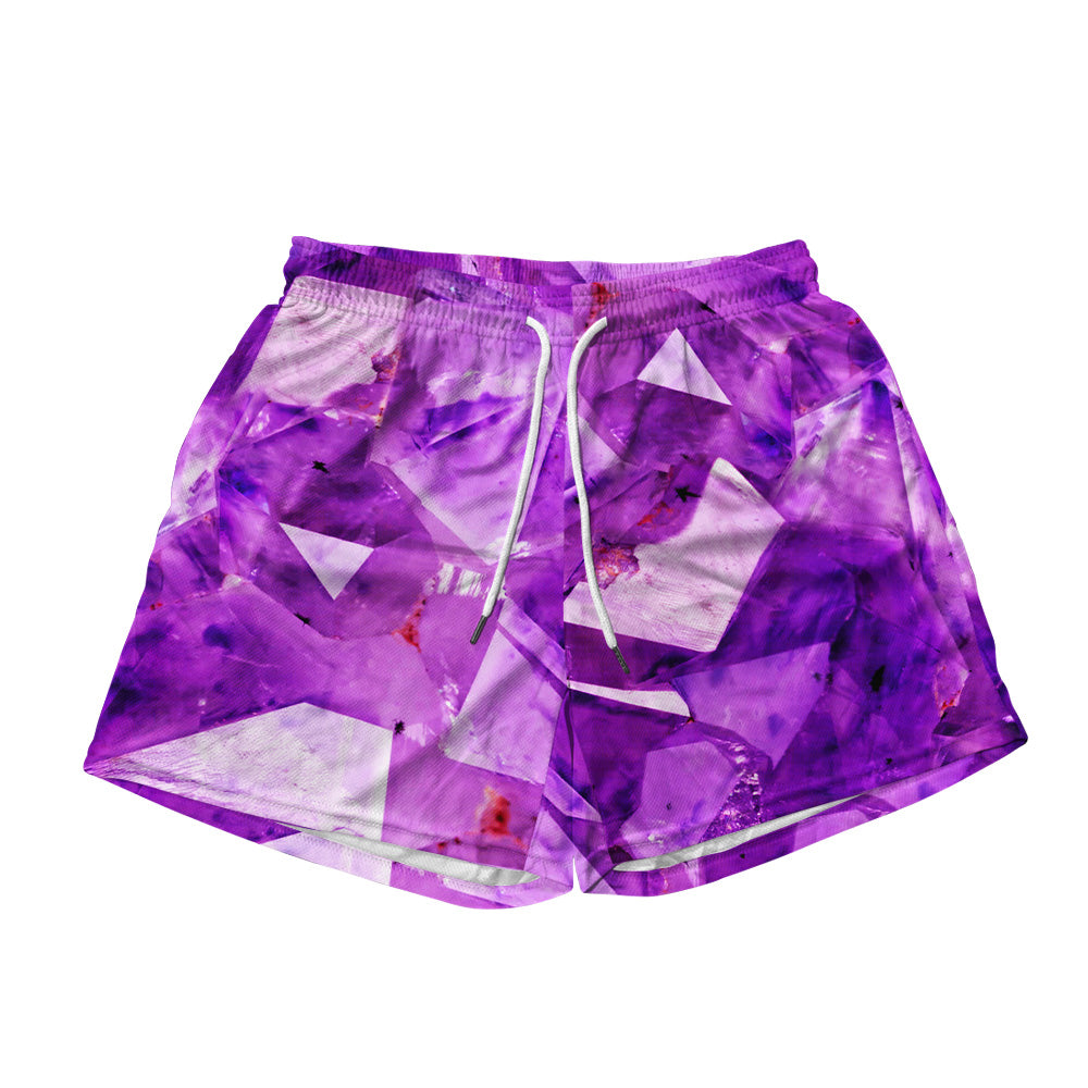 Basic Mesh Short - Amethyst Violet