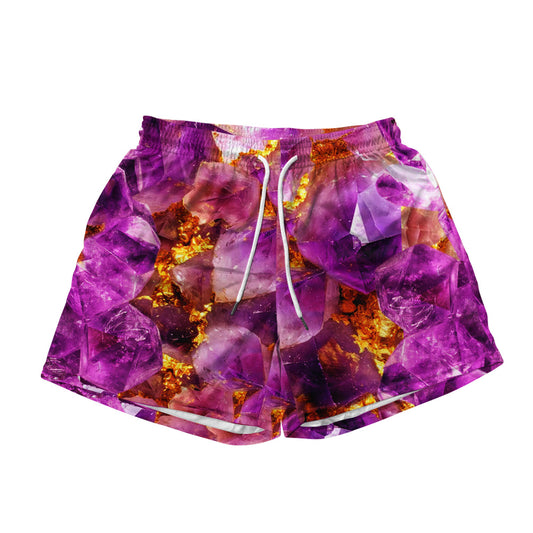 Basic Mesh Short - Amethyst And Gold