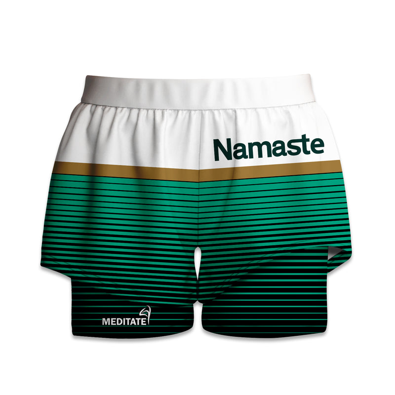 Printed Liner Shorts - Namaste
