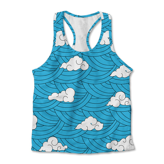 Printed Jersey Tank - Water Breathing