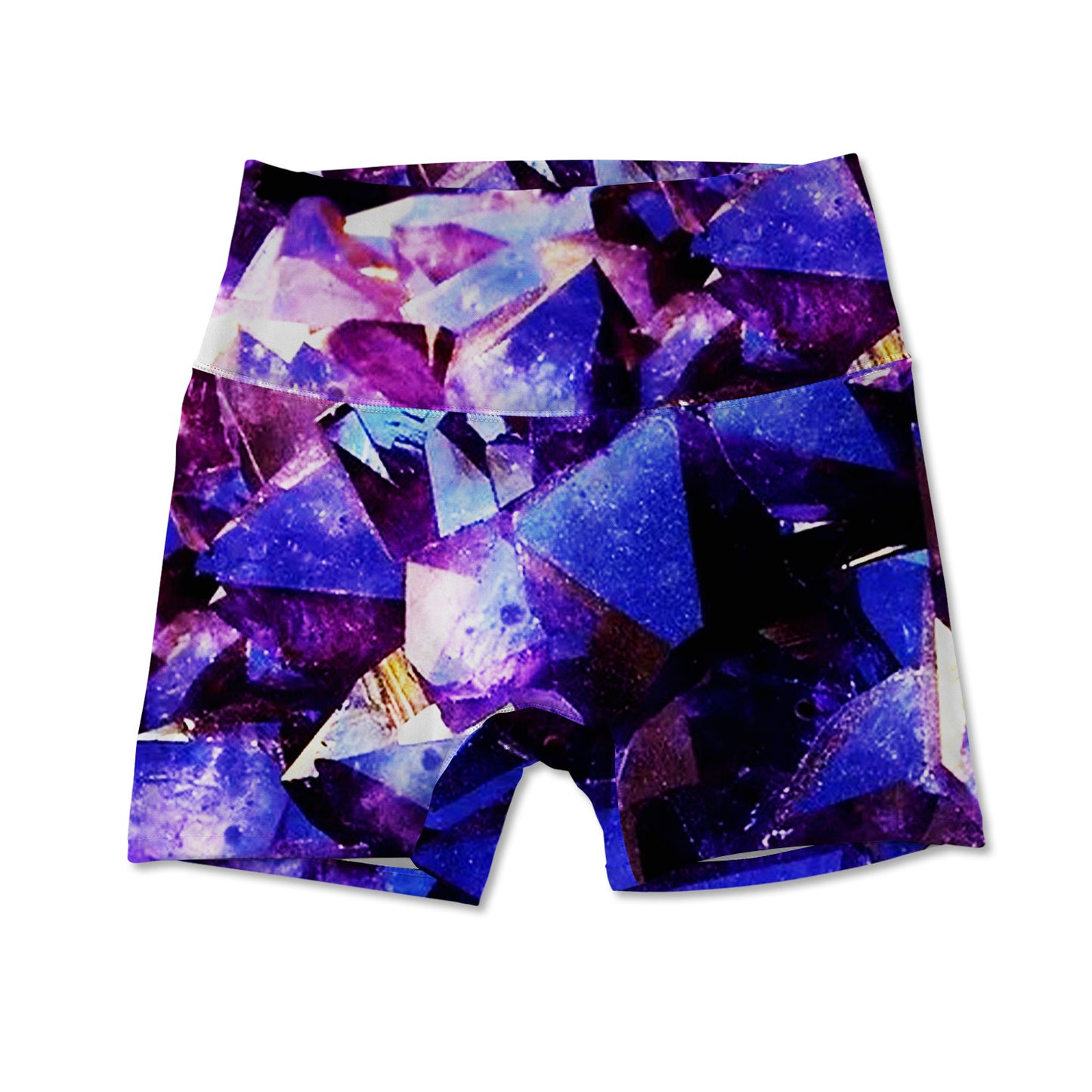 Printed Active Short - Amethyst Purple