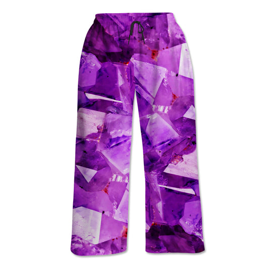 Unisex Lounge Pants - Amethyst Violet