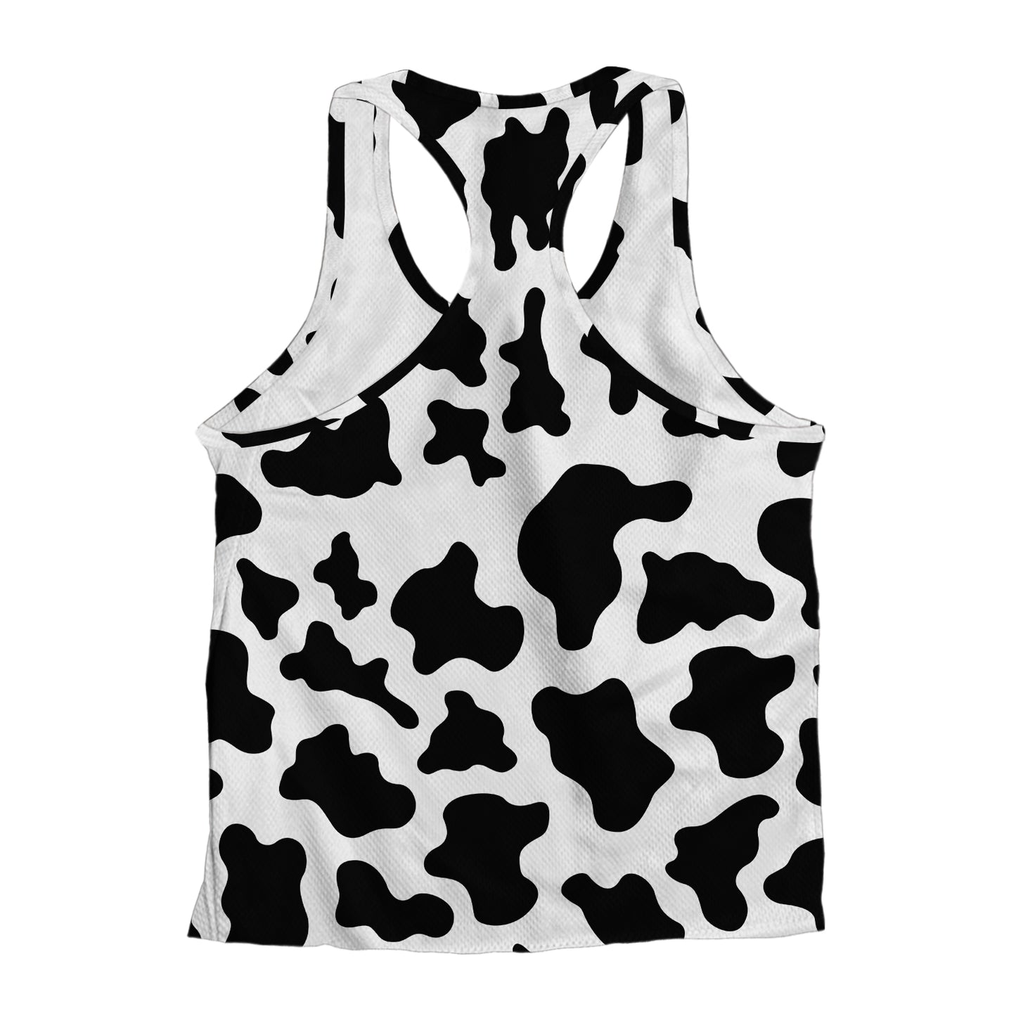 Printed Jersey Tank - Cow Print