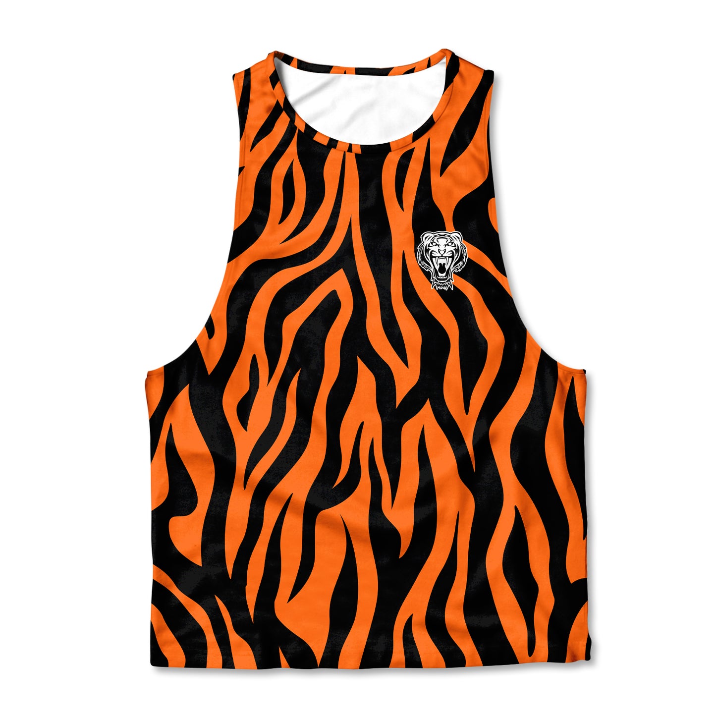 Printed Muscle Tank - Tiger Print