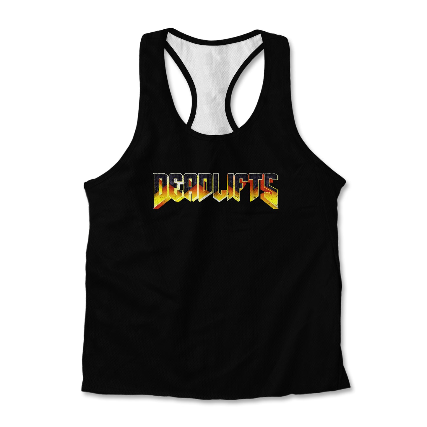 Printed Jersey Tank - Deadlifts