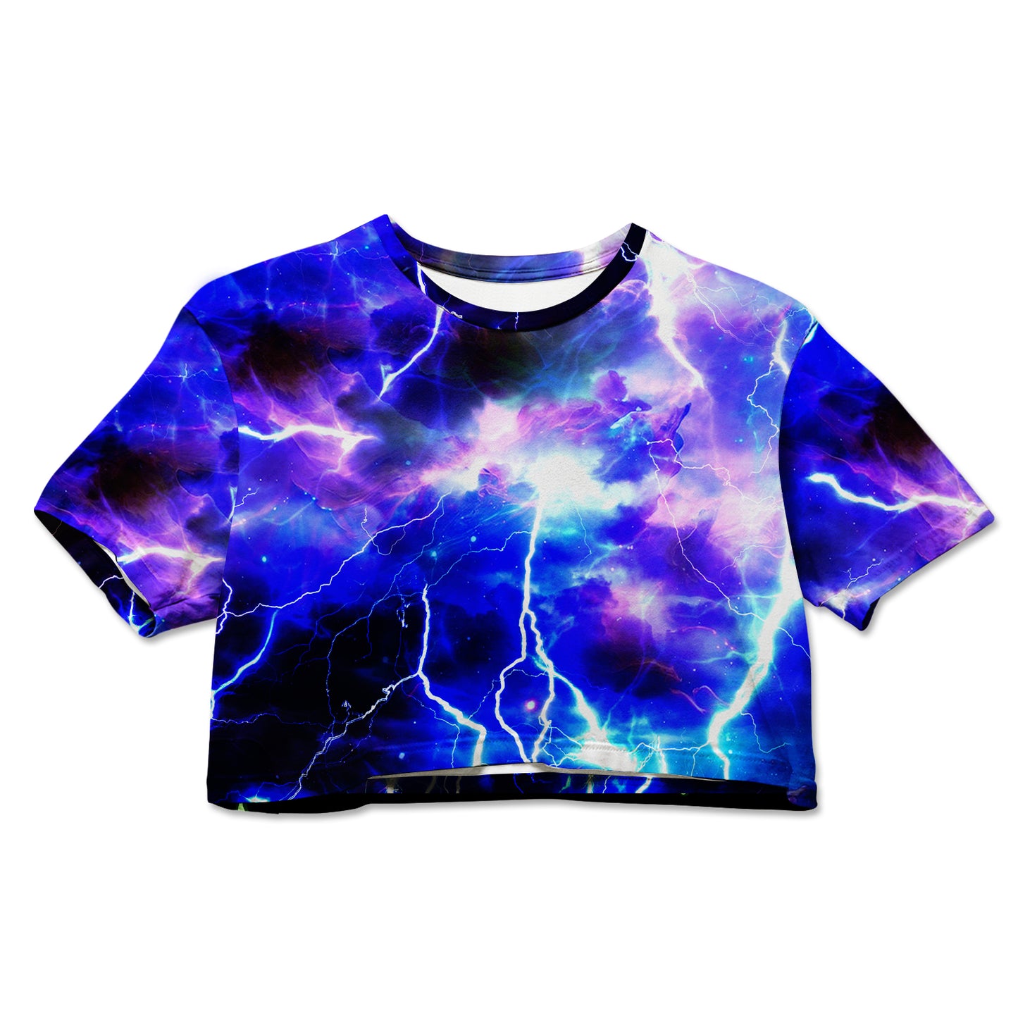 Cotton Crop Tee - Blue Lightning