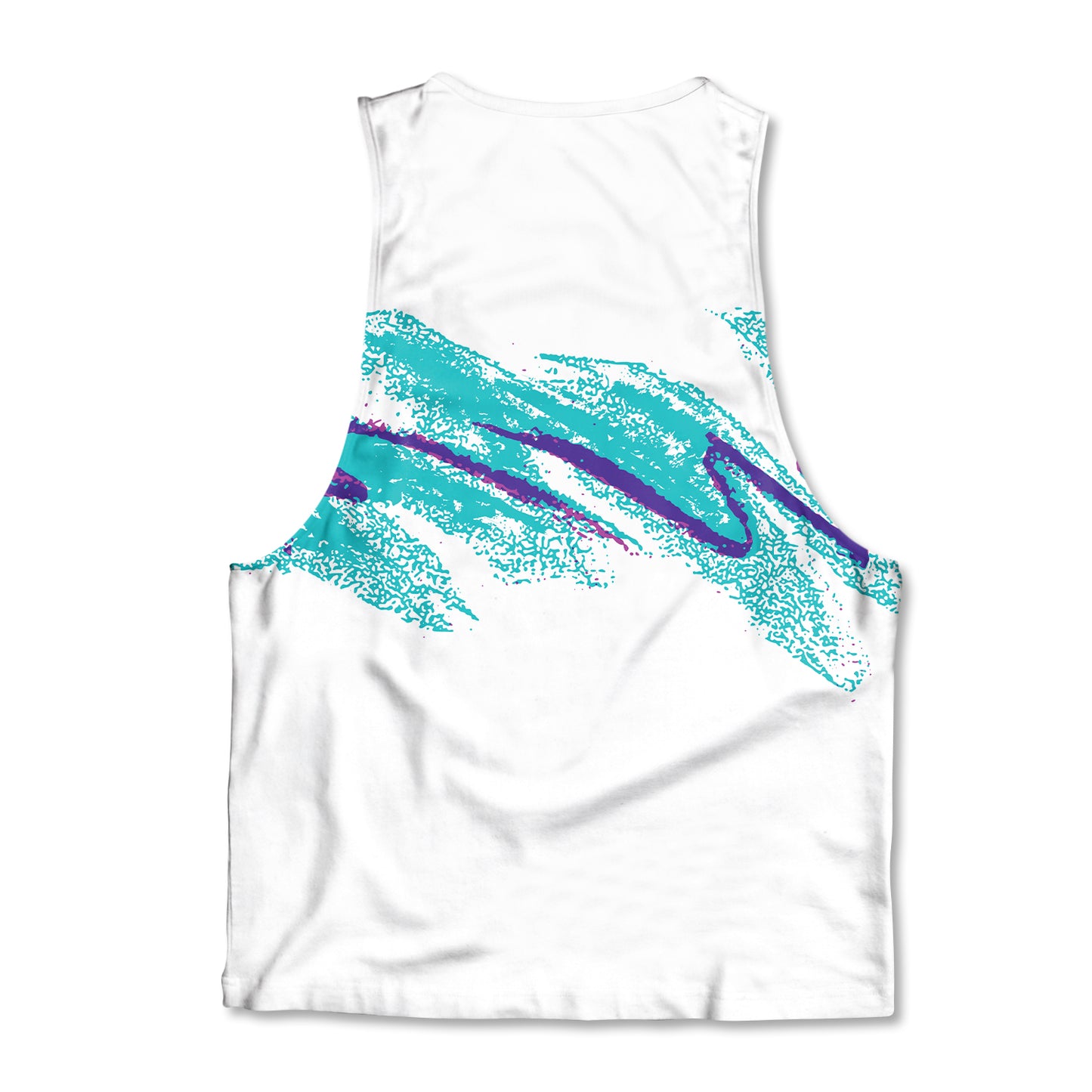 Printed Muscle Tank - 90's Swoosh