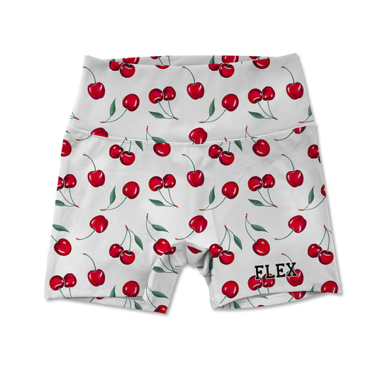 Printed Active Short - Cherries