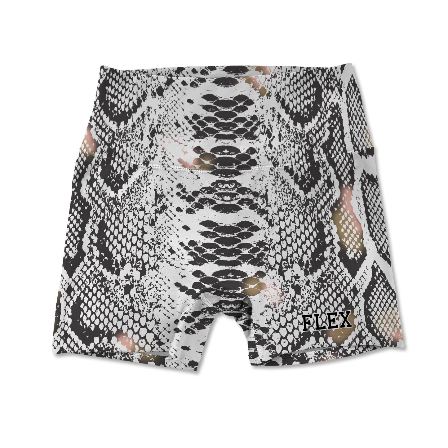 Printed Active Short - Snake Skin