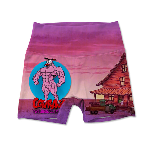 Printed Active Short - The Muscular Dog