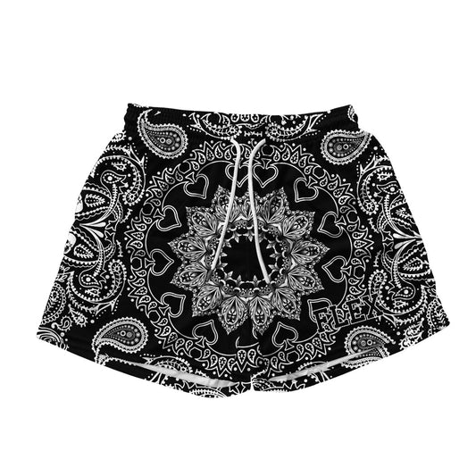 Basic Mesh Short - Paisley Pattern