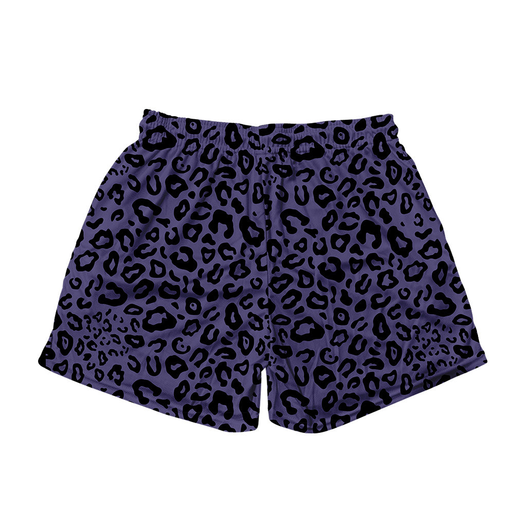 Basic Mesh Short - Panther Print