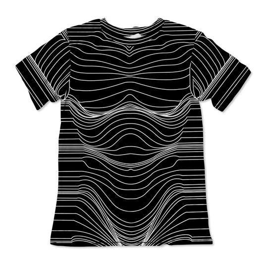 Unisex Cotton Tee - Topography Body Map