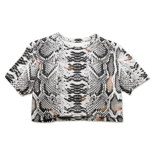 Cotton Crop Tee - Snake Skin