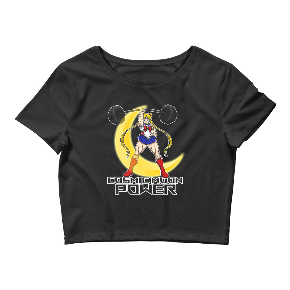 Cosmic Moon Power Crop Tee