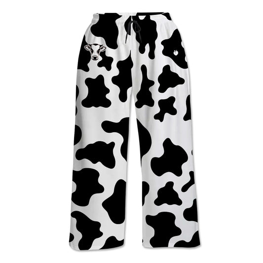 Unisex Lounge Pants - Cow Print