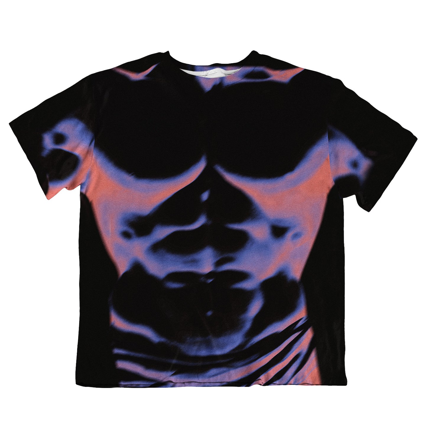 Unisex Oversized Tee - Infrared Body Map