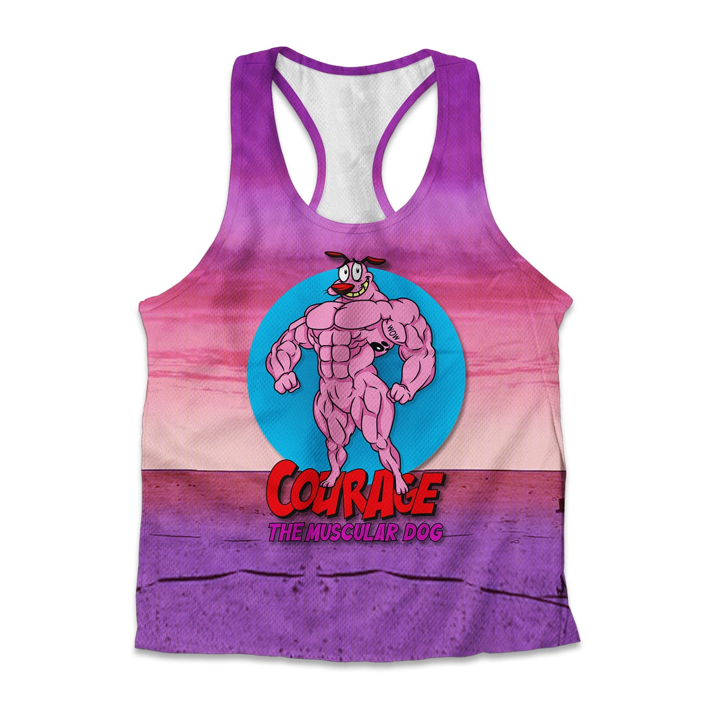 Printed Jersey Tank - The Muscular Dog