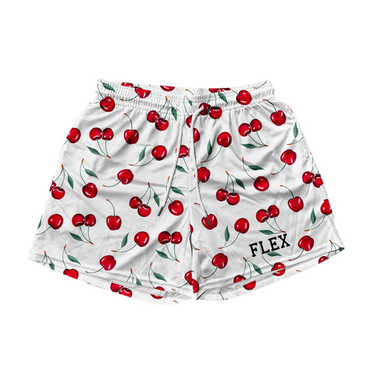 Basic Mesh Short - Cherries