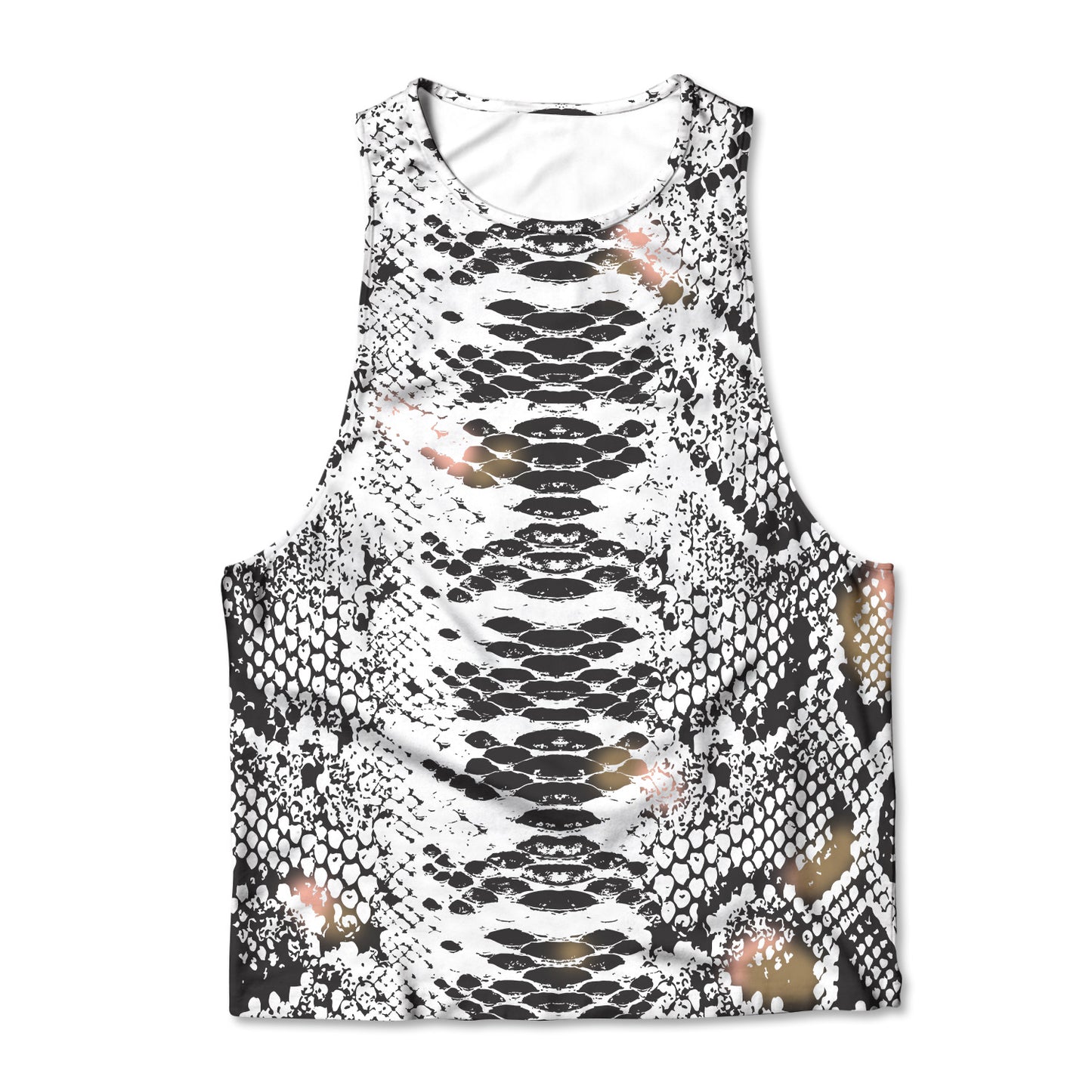 Printed Muscle Tank - Snake Skin