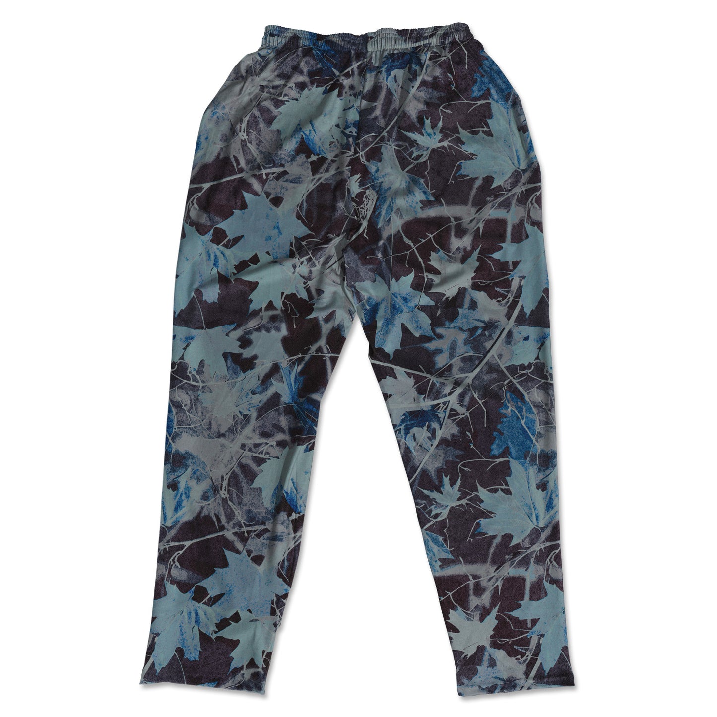 Muscle Pants - Blue & Black Maple Leaves