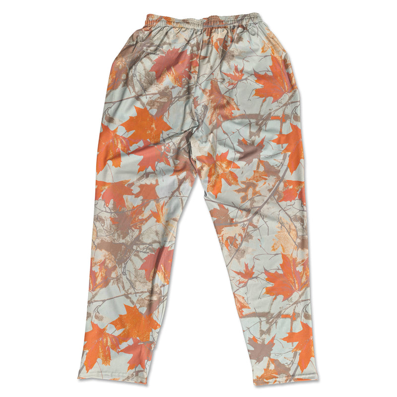 Muscle Pants - Orange Maple Leaves