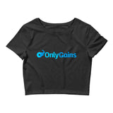 Only Gains Crop Tee