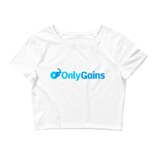 Only Gains Crop Tee