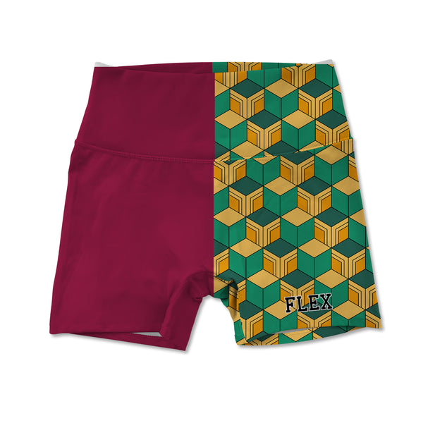 Printed Active Short - Giyu