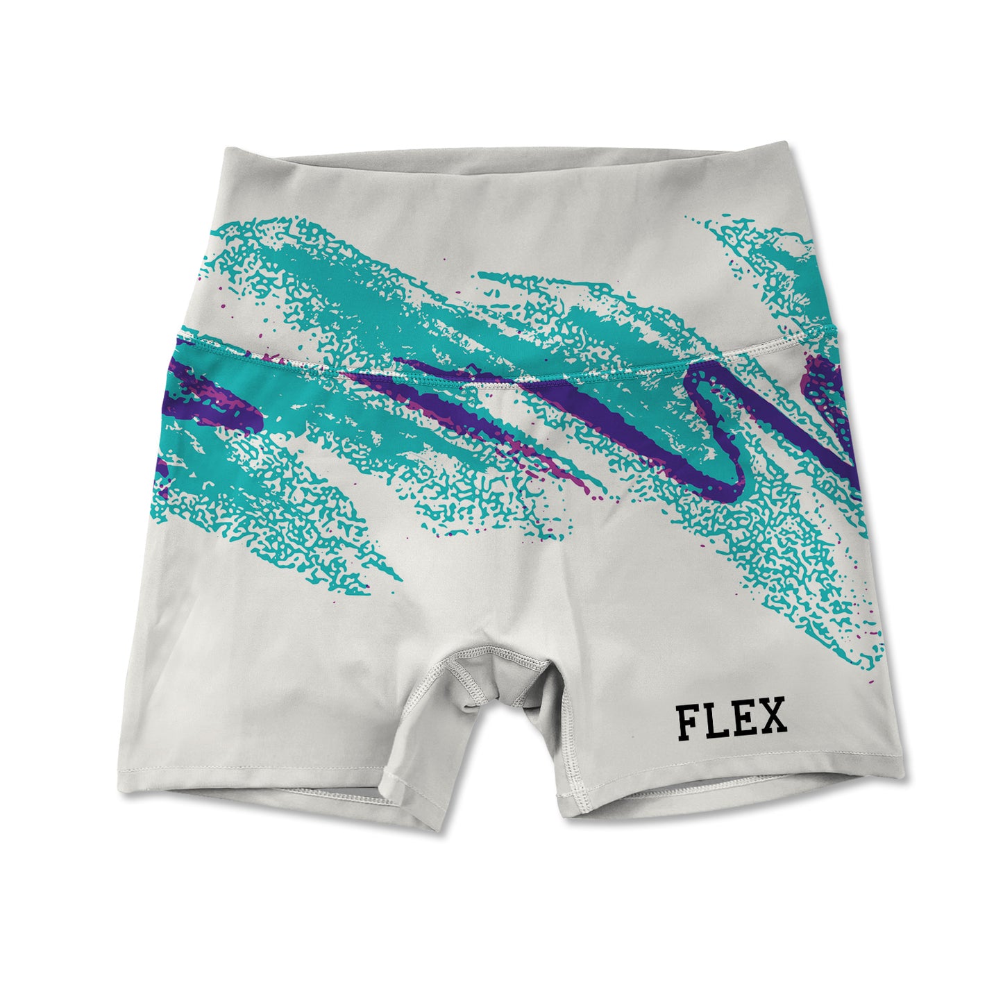 Printed Active Shorts - 90's Swoosh