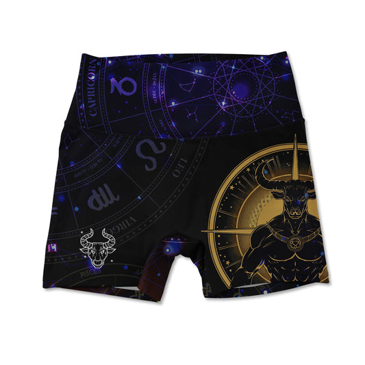 Printed Active Shorts - Taurus