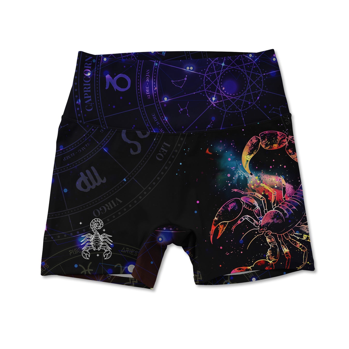 Printed Active Shorts - Scorpio