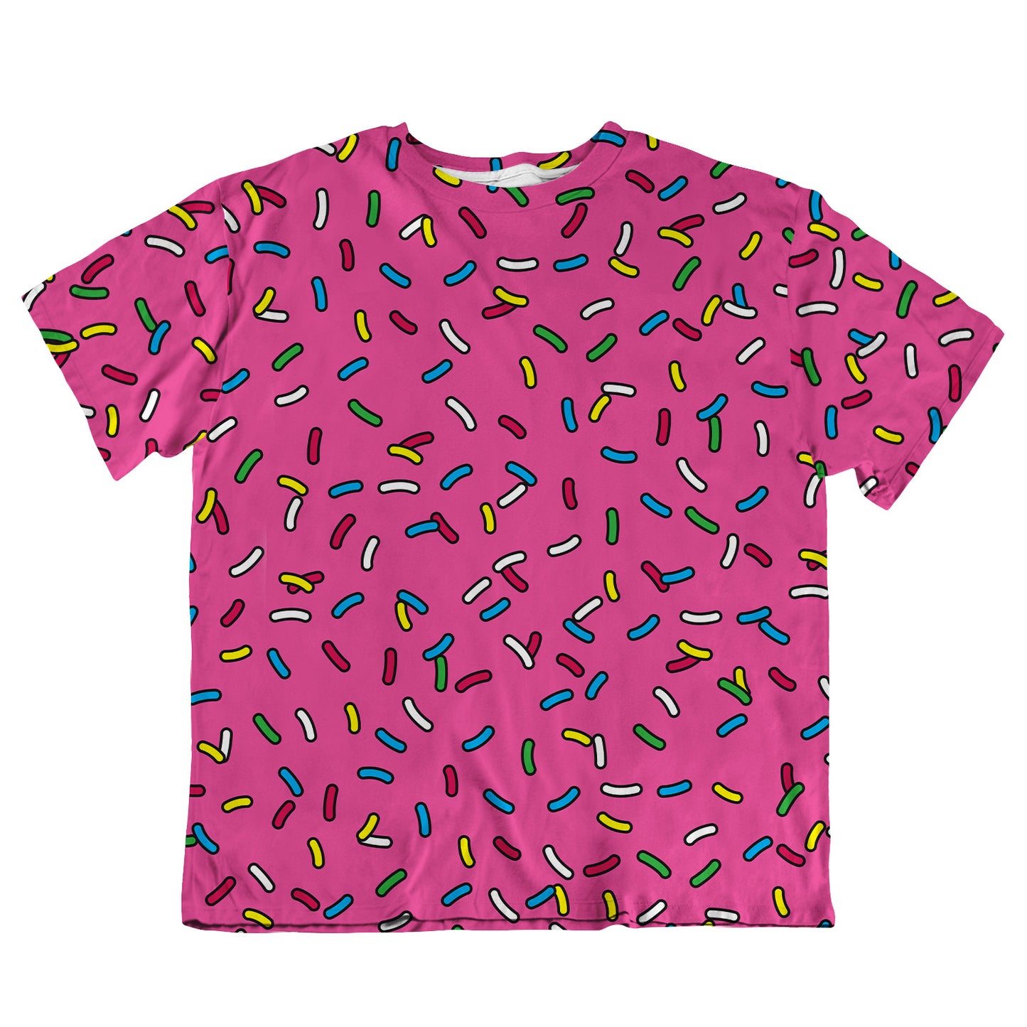 Unisex Oversized Tee - Cartoon Sprinkles