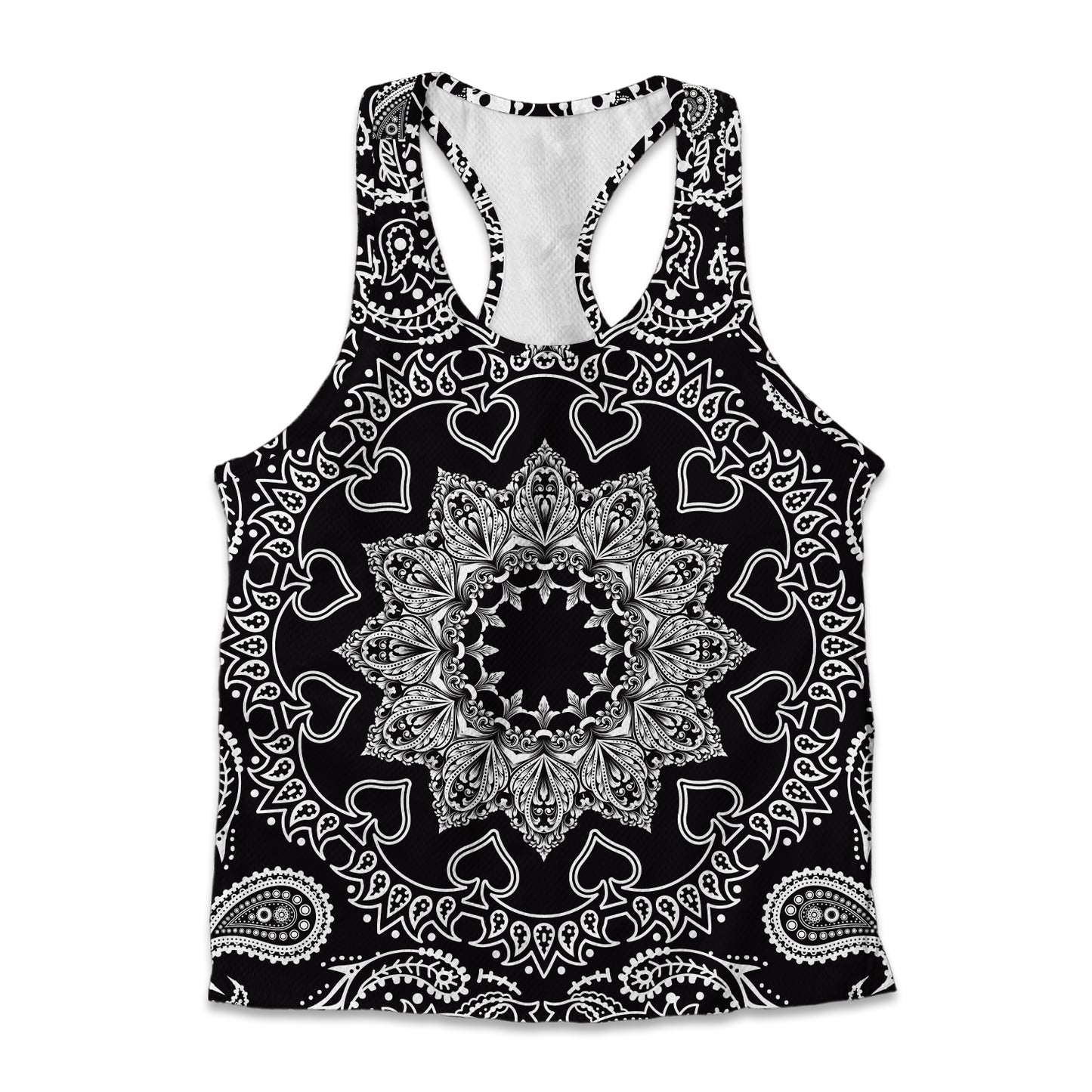 Printed Jersey Tank - Paisley Pattern