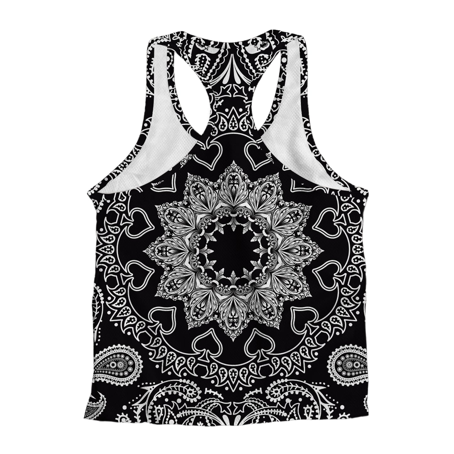 Printed Jersey Tank - Paisley Pattern