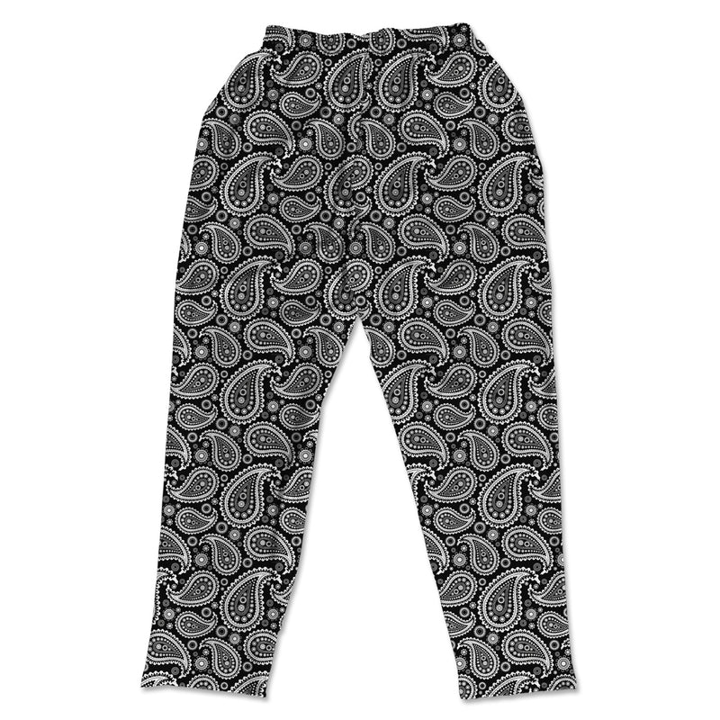 Muscle Pants - Paisley B&W