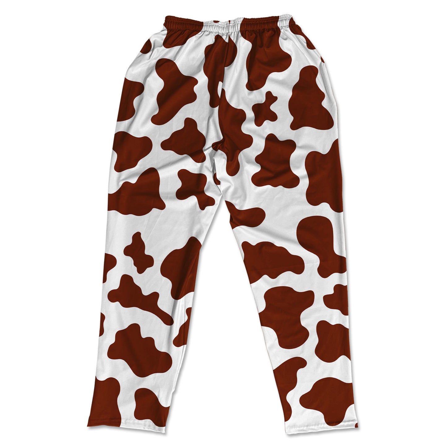 Muscle Pants - Brown Cow Print