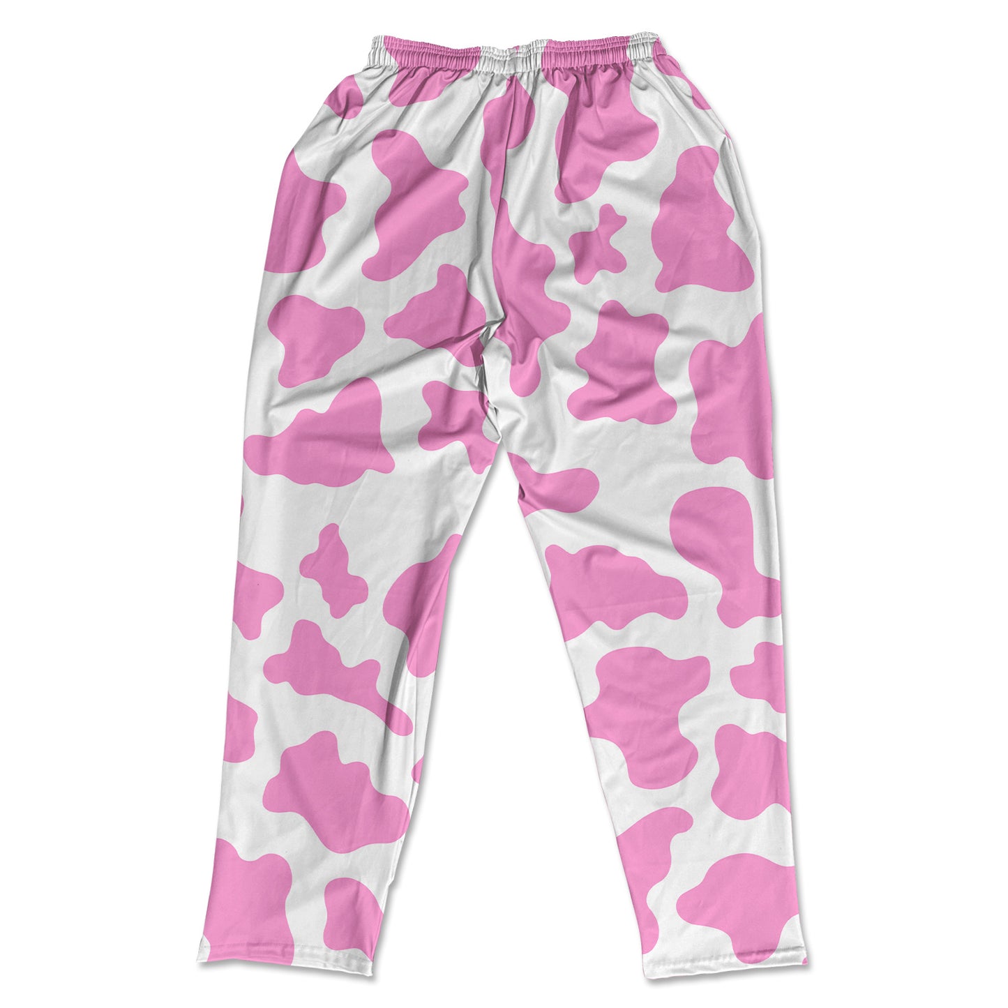 Muscle Pants - Pink Cow Print