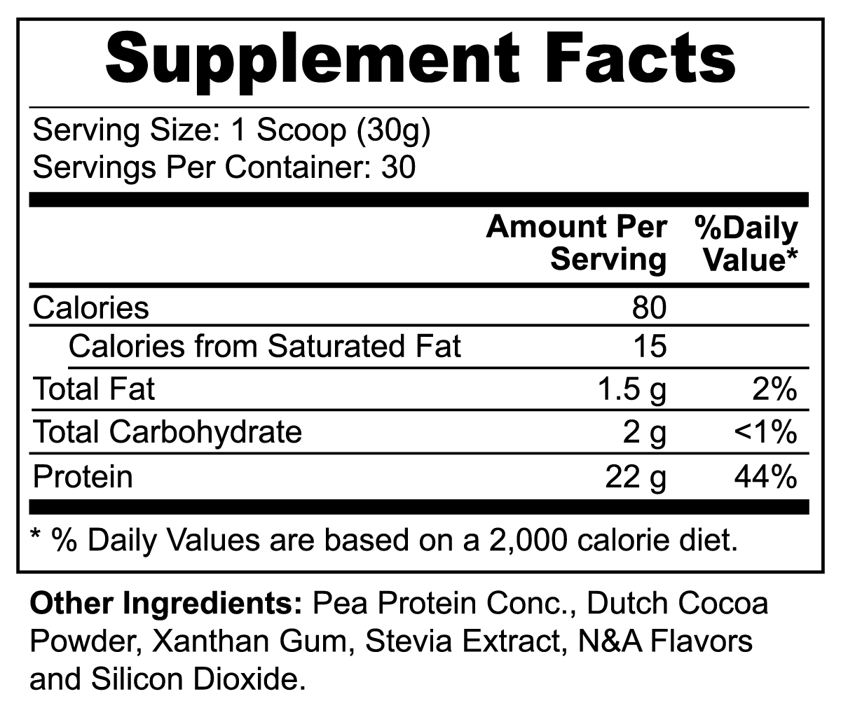 Flexliving Vegan Pea Protein (Chocolate)