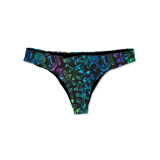 Women's Bikini Bottom - Mushroom Reflective