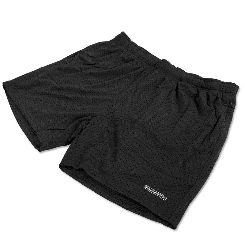 Interlock Mesh Shorts (Black)