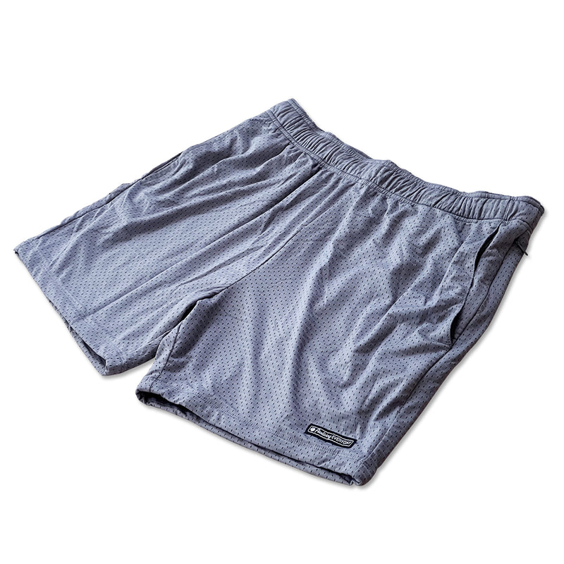 MEC, Shorts, Mec Active Running Shorts Built In Underwear Grey Mint Green  Stripes