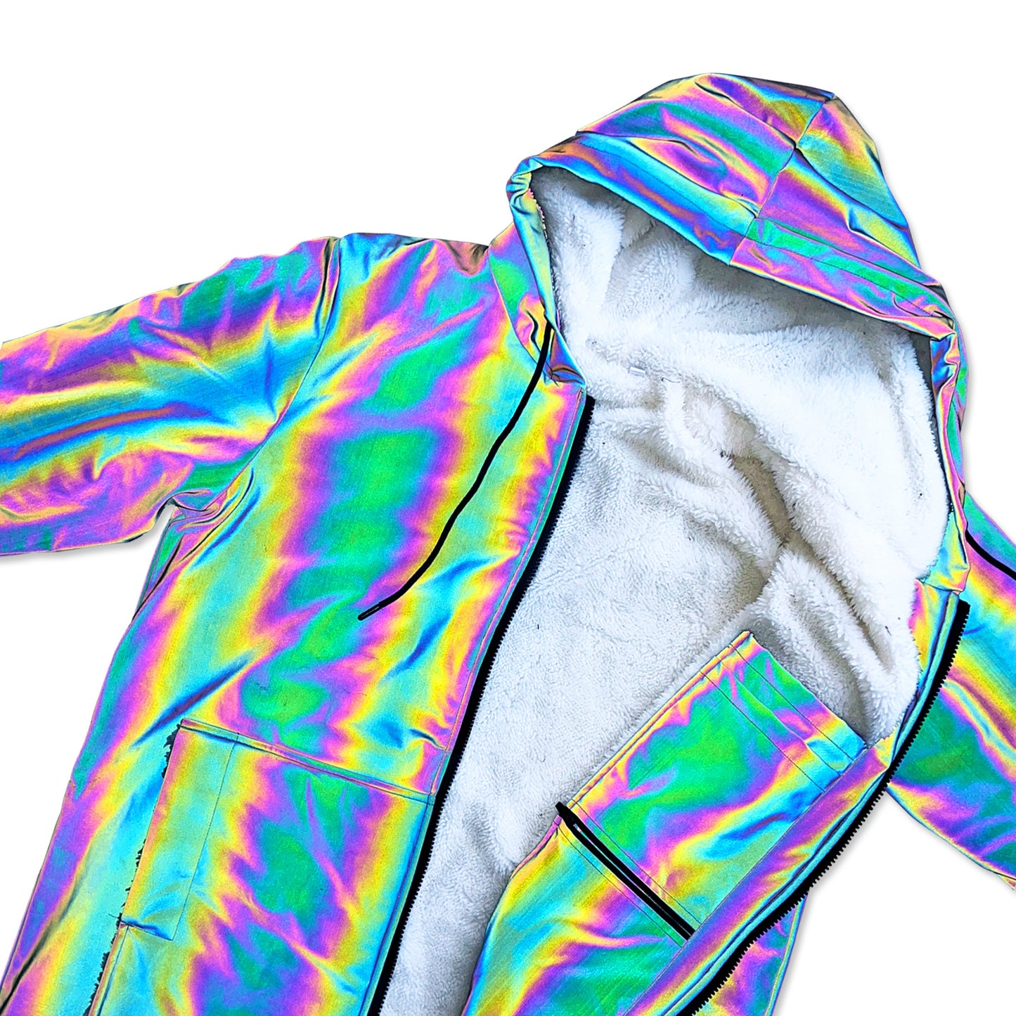 Unisex Premium Cloak - Rainbow Reflective