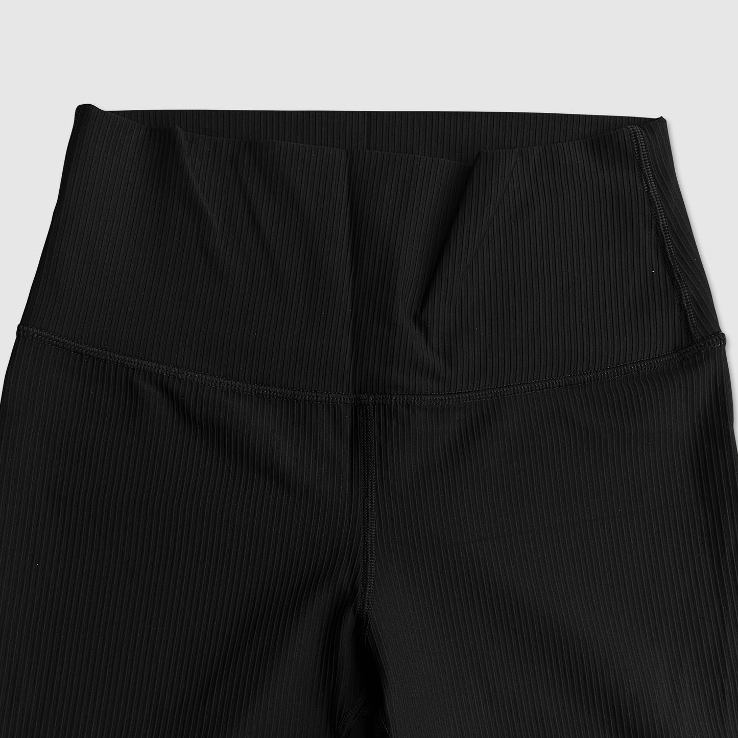 Ribbed Biker Shorts Yin Yang Drip - Black