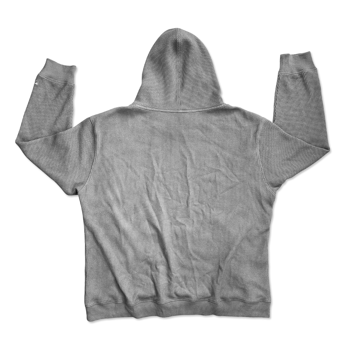 Waffle Tech Hoodie - Gray