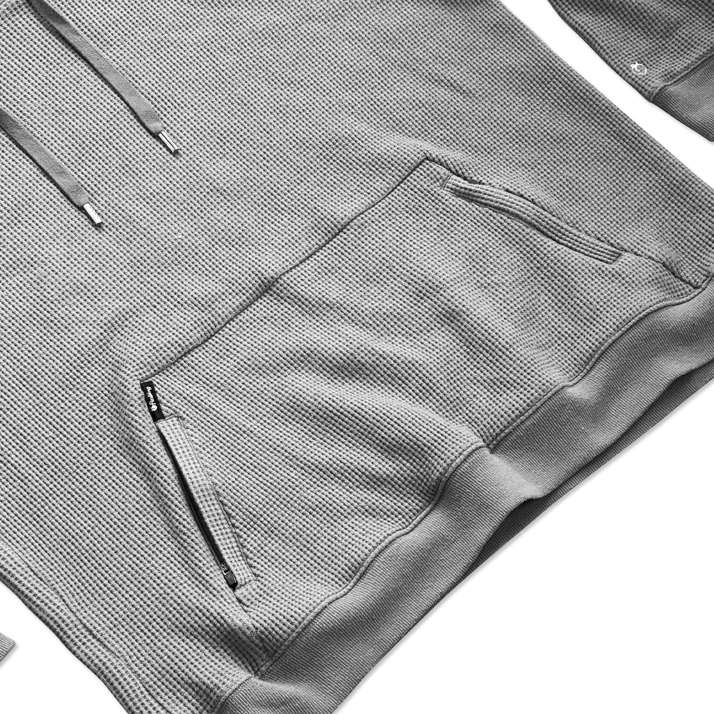 Waffle Tech Hoodie - Gray