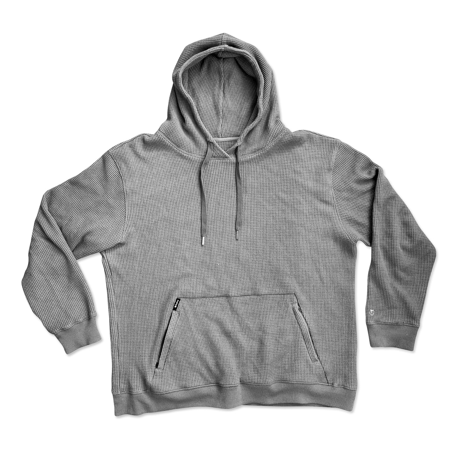 Waffle Tech Hoodie - Gray