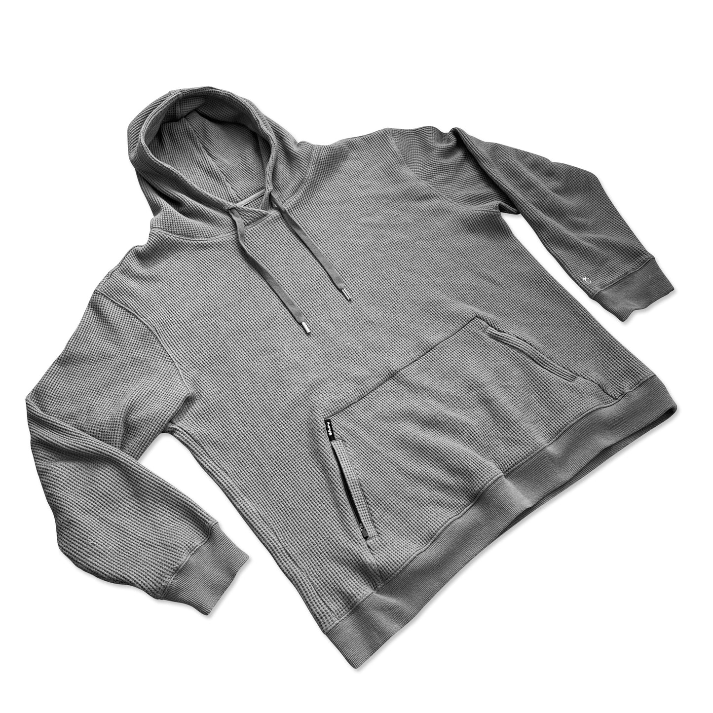 Waffle Tech Hoodie - Gray